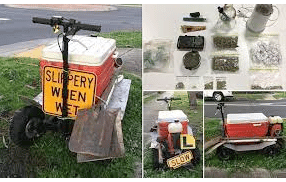 Melbourne Cops Chase Down Teen Selling Weed Out Of A Motorized Esky (Ice-Box)