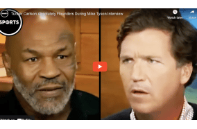 News Report Says .. Mike Tyson was ‘told by Tucker Carlson he could smoke weed at his house’