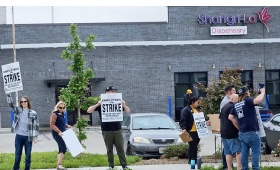 Workers picket Columbia dispensary in push to unionize Missouri marijuana workers